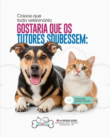 Post criado pela TGT para Med.Kal Pet