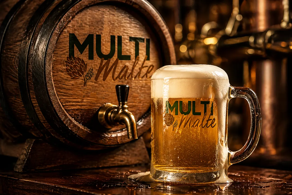 Projeto de branding Multi Malte Chopp